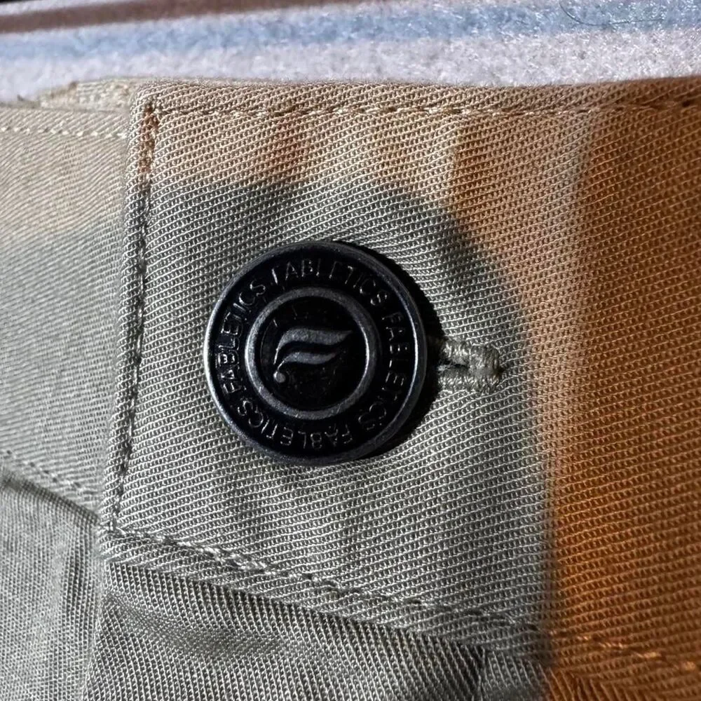 Fabletics Men's Tan and Cream Trousers